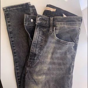 Mile High black levi’s ripped skinny jeans